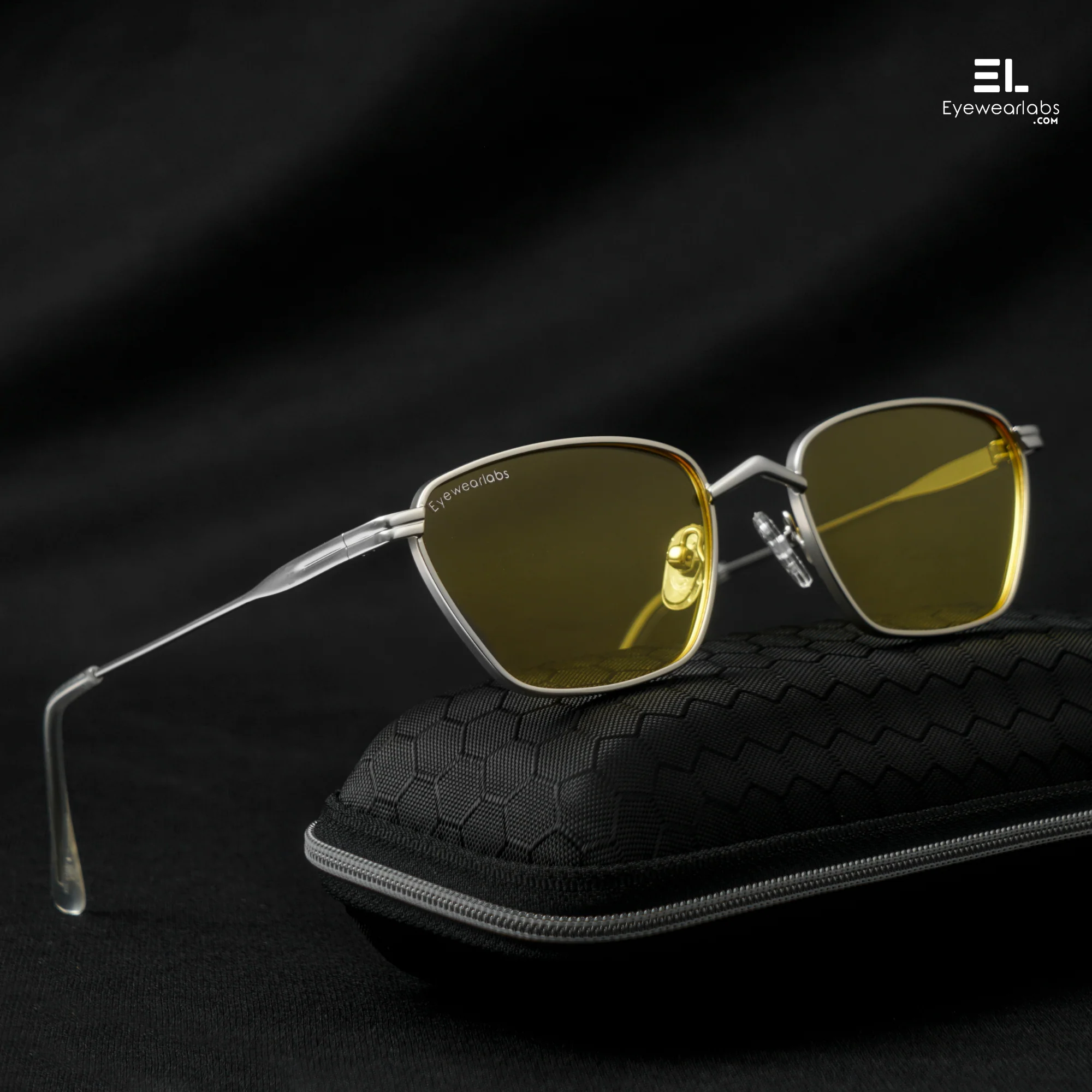 Andrew Black & Andrew Yellow - Set of 2 Couple Sunglasses - Image 3