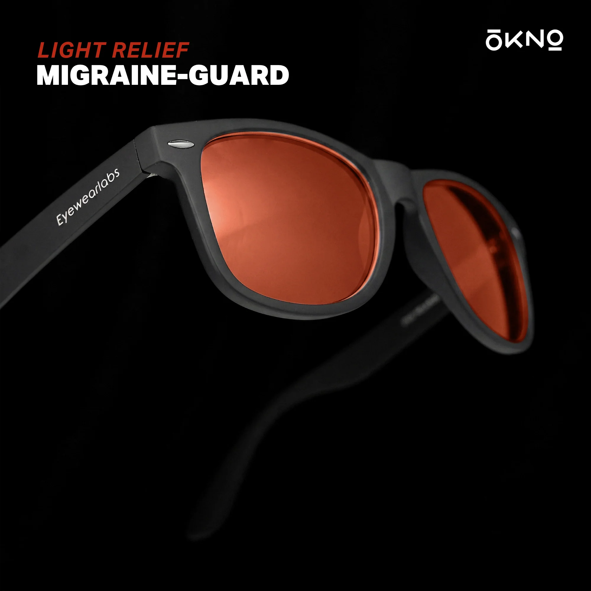 Atom Black | FL-41 Migraine Relief Glasses - Image 8