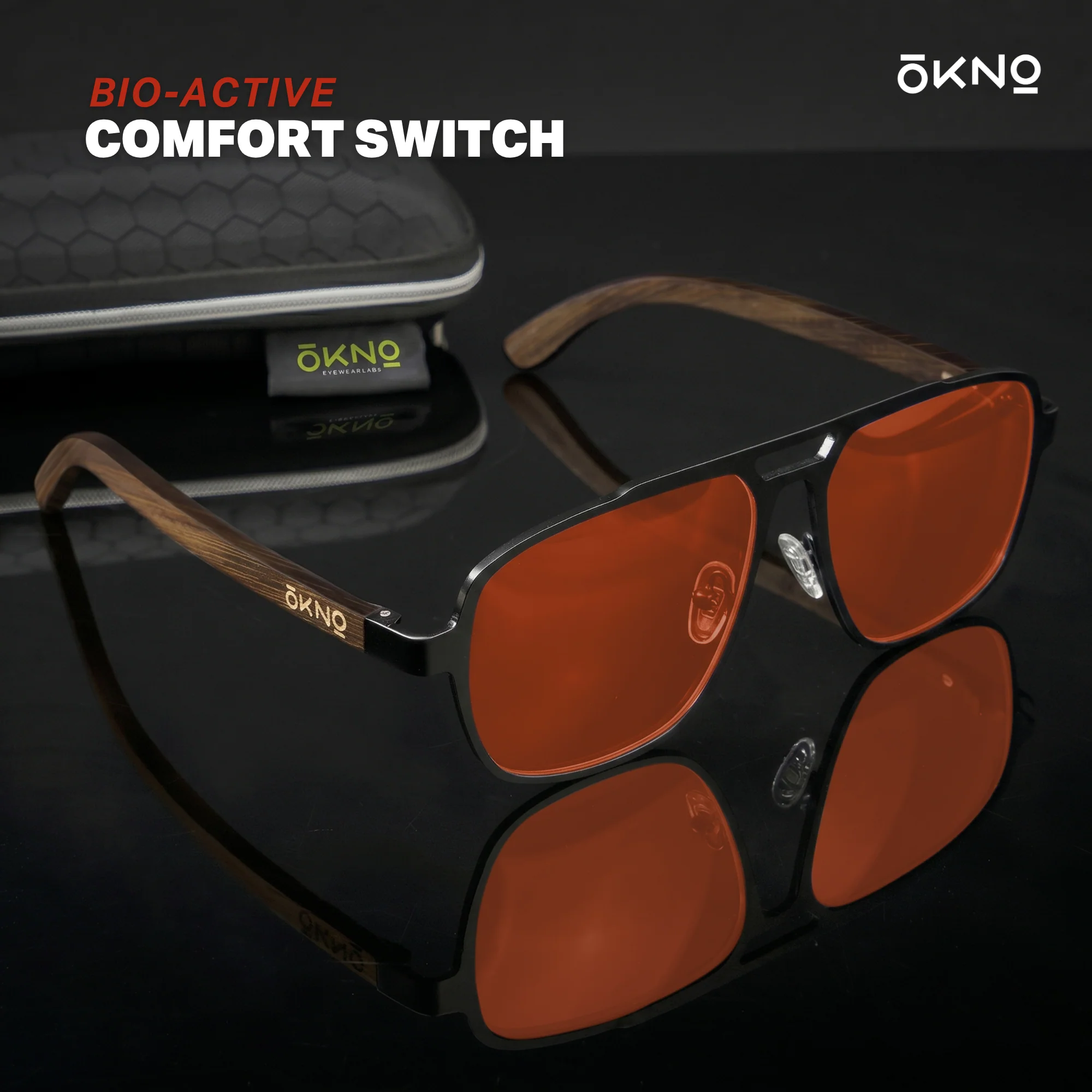 Legend Wooden | FL-41 Migraine Relief Glasses - Image 11