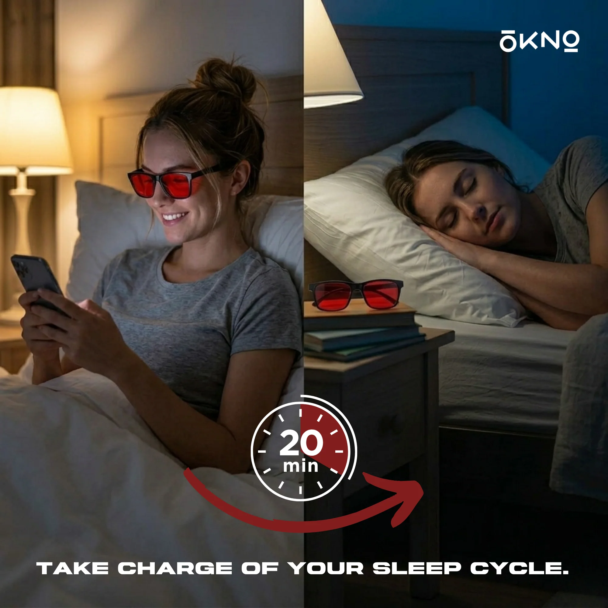 Olive | Deep Sleep & Fatigue Relief Glasses - Image 6