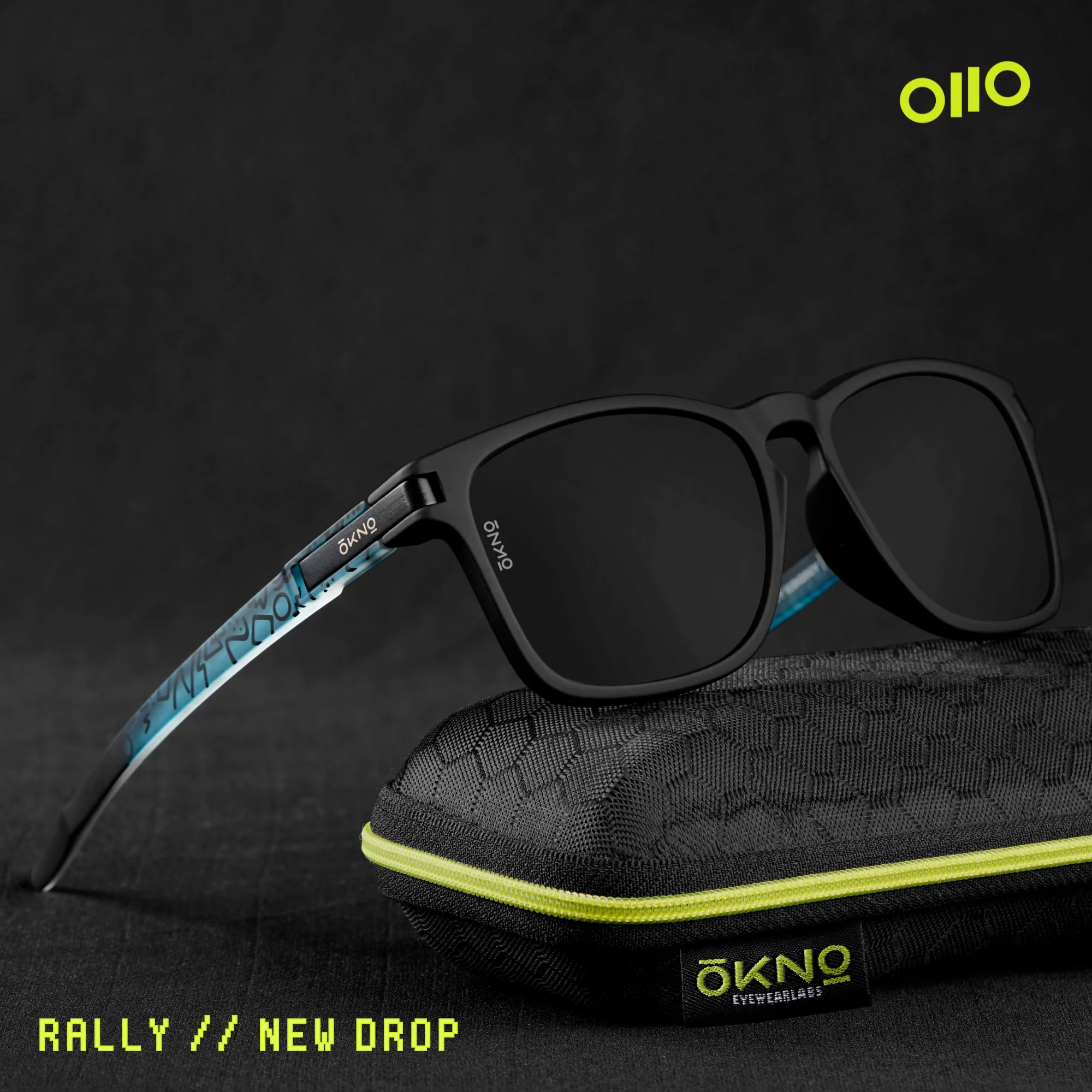 Rally | Ebony Black Prescription Lens